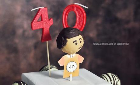 tarta de cakepops para un 40 aniversario tarta cakepops