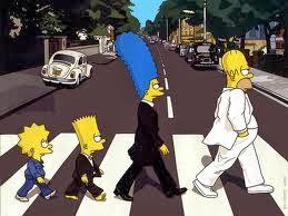 The Simpsons with The Beatles