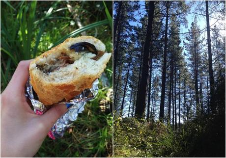 BOCADILLO DE BERENJENA y una excursión por las afueras de Gernika catsghkjkkll