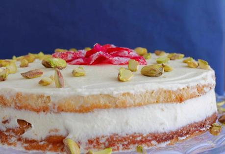 Receta Persian Love Cake o Tarta persa de rosas