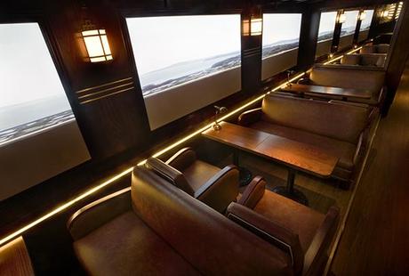 The Passenger en el barrio de Malasaña: cafés y copas en un tren en movimiento. 01 THE PASSANGER CABIN GENERAL VIEW