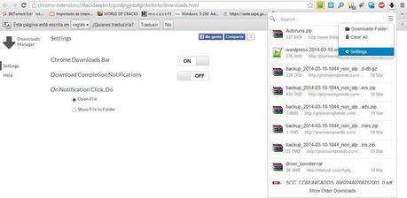 Cómo poner el botón de descargas de firefox en una extensión de Chrome boton de descargas de firefox en crhome