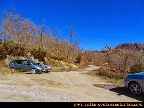 Ruta al Pico Pierzu: Alto de la Llamarga, inicio de ruta Ruta al Pico Pierzu: Alto de la Llamarga, inicio de ruta