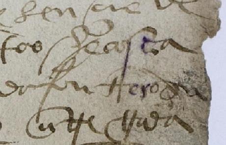 García de la Riega y la caja de Pandora (III). Imágenes de los documentos alterados Esteban Fonterosa. Detalle2