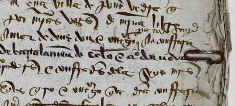 García de la Riega y la caja de Pandora (III). Imágenes de los documentos alterados Bartolome Colon. Detalle