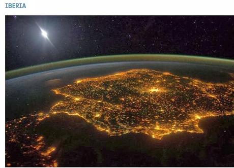 IMAGEN DE LA PENÍNSULA IBÉRICA TOMADA DESDE LA ESTACIÓN ESPACIAL INTERNACIONAL IMAGEN DE LA PENÍNSULA IBÉRICA TOMADA DESDE LA ESTACIÓN ESPACIAL INTERNACIONAL