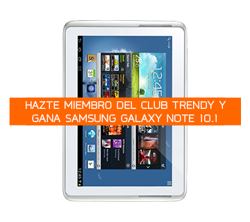Gana un Samsung Galaxy Note 10.1 Gana un Samsung Galaxy Note 10.1