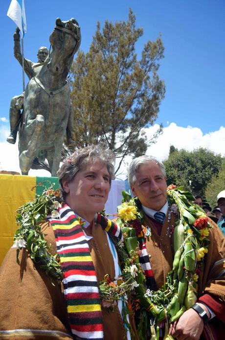 Boudou y García Linera, dos gemelos del poder Boudou y García Linera, dos gemelos del poder