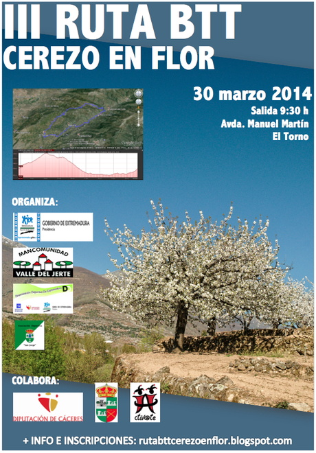 Ruta BTT del Cerezo en FLor Ruta BTT del Cerezo en FLor