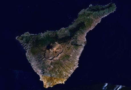 Parque Nacional del Teide Geo Isla de Tenerife Canarias satelite 2