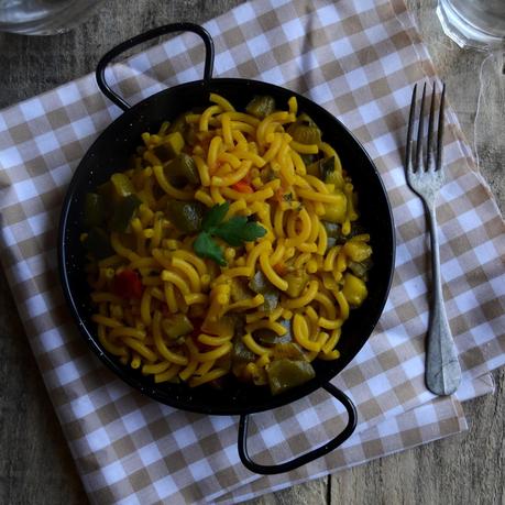 FIDEUA DE VERDURAS FIDEUA DE VERDURAS