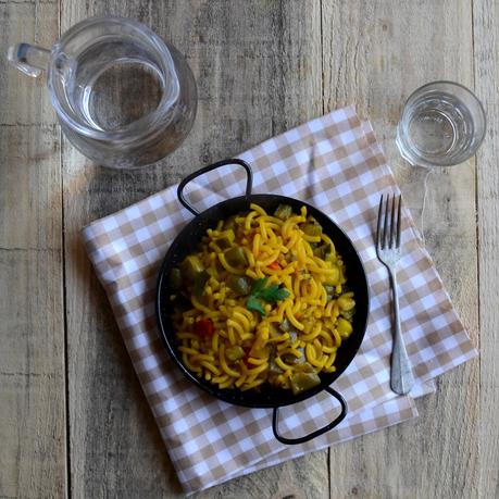 FIDEUA DE VERDURAS FIDEUA DE VERDURAS