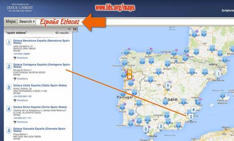 Mormones Estacas/Diocesis Estacas Iglesia de Jesucristo