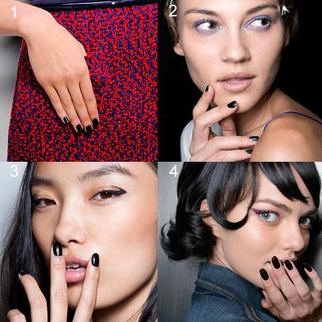 Tendencias de esmaltes de uñas megros primavera 2014