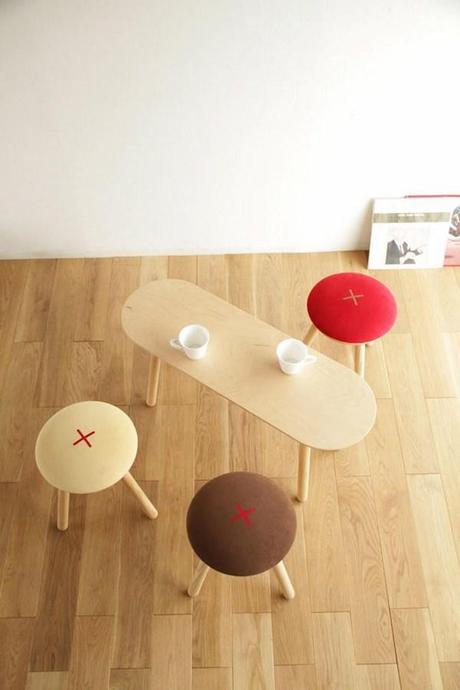 Muffin Family: los madrileños Stone Designs crean unos ingeniosos taburetes-magdalena de inspiración japonesa. 1 muffin