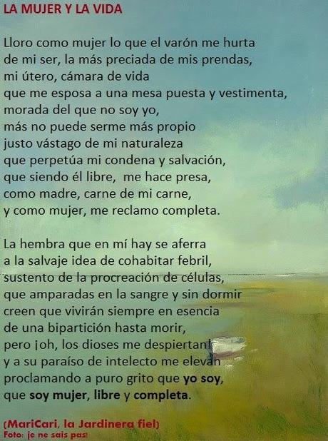 POESÍA: LA MUJER Y LA VIDA