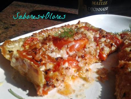 TARTA DE TOMATE A LA MOSTAZA TARTA DE TOMATE A LA MOSTAZA