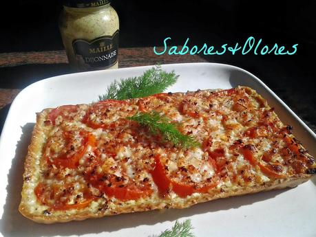 TARTA DE TOMATE A LA MOSTAZA TARTA DE TOMATE A LA MOSTAZA