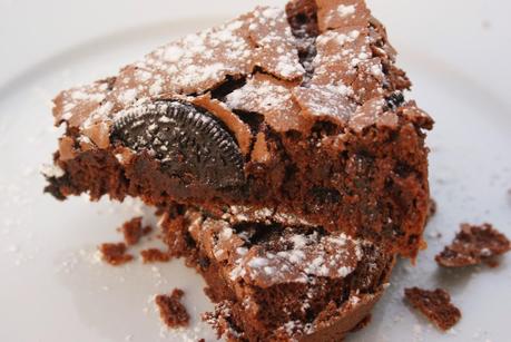 Brownie con galletas Oreo Brownie con galletas Oreo