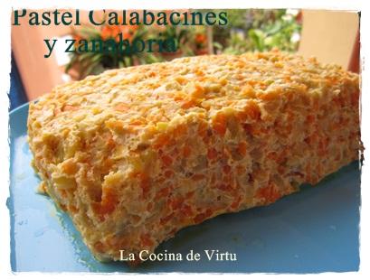 Pastel calabacines y zanahoria Thermomix pastel calabacines y zanahoria