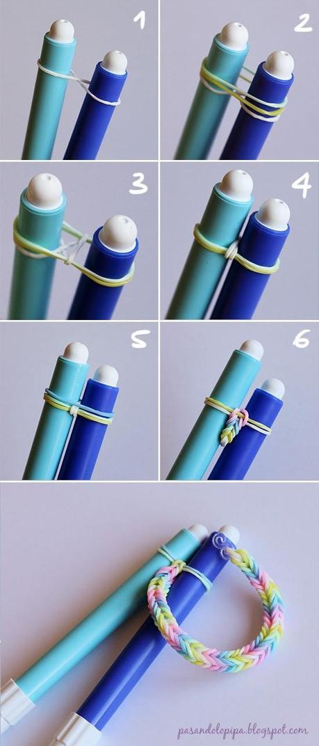 pasandolopipa | DiY Loom bands o pulseras de gomitas (paso a paso) pasandolopipa | DiY Loom bands o pulseras de gomitas (paso a paso)