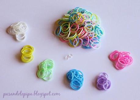 pasandolopipa | DiY Loom bands o pulseras de gomitas (material) pasandolopipa | DiY Loom bands o pulseras de gomitas (material)