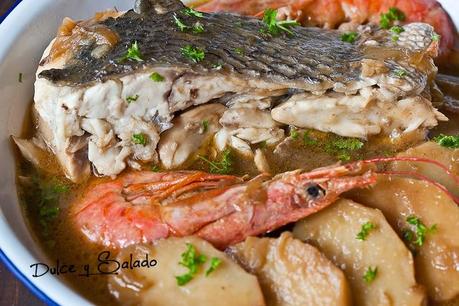 CHOPA GUISADA A LA SIDRA CHOPA GUISADA A LA SIDRA