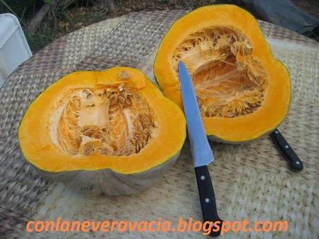 conlaneveravacia.blogspot.com LENTEJAS CON BORRAJAS Y CALABAZA