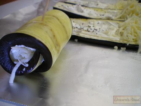 Canelones de berenjenas Canelones de berenjenas