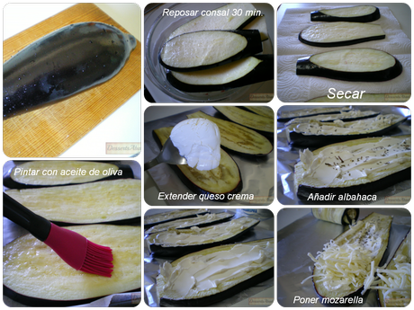 Canelones de berenjenas Canelones de berenjenas