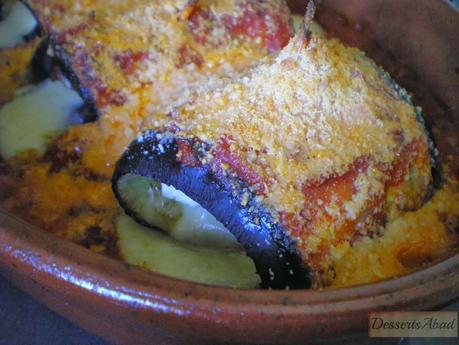 Canelones de berenjenas Canelones de berenjenas