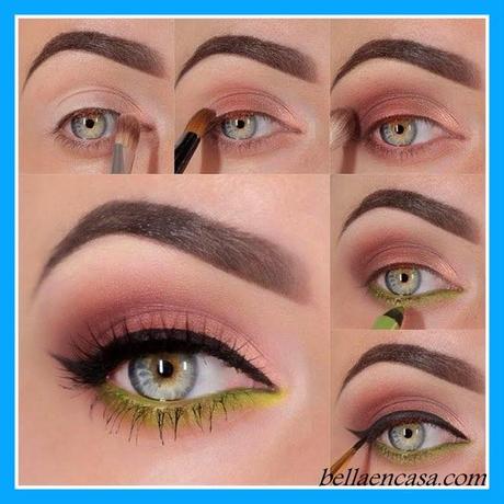 MAQUILLAJES DE OJOS  PARA FIESTA PASO A PASO