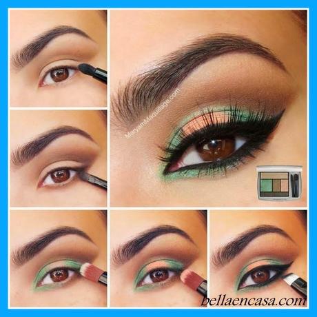 MAQUILLAJES DE OJOS  PARA FIESTA PASO A PASO