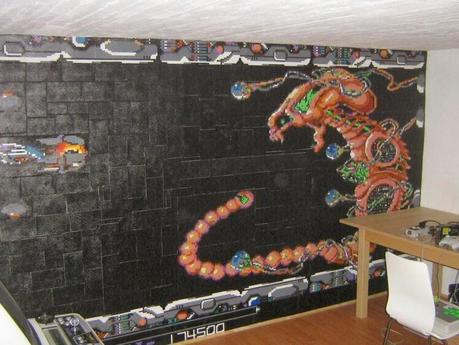 El más difícil todavía: Llena una pared con el primer boss de R-Type, ¡a base de hama beads! El más difícil todavía: Llena una pared con el primer boss de R-Type, ¡a base de hama beads!