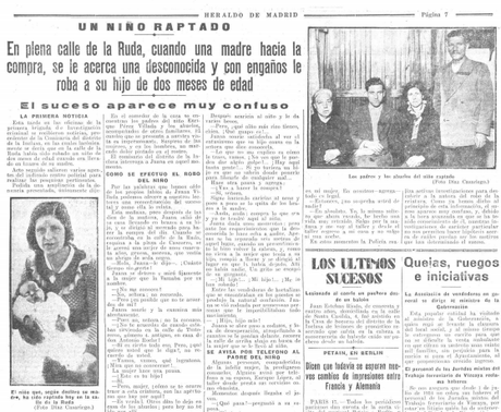 La extraña mujer de la calle de la Ruda heraldo