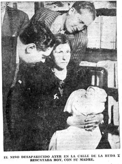 La extraña mujer de la calle de la Ruda familia