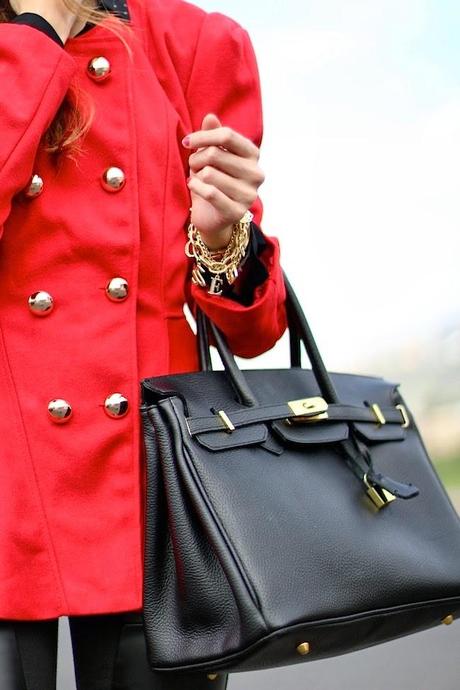 Red, leather & leopard Red, leather & leopard