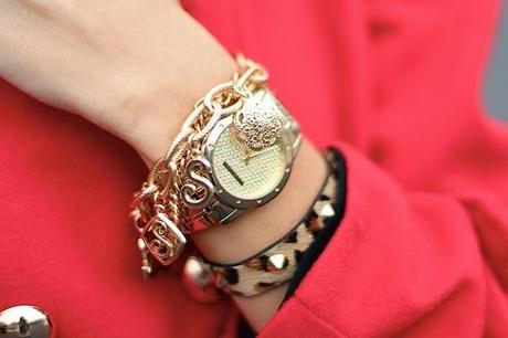 Red, leather & leopard Red, leather & leopard