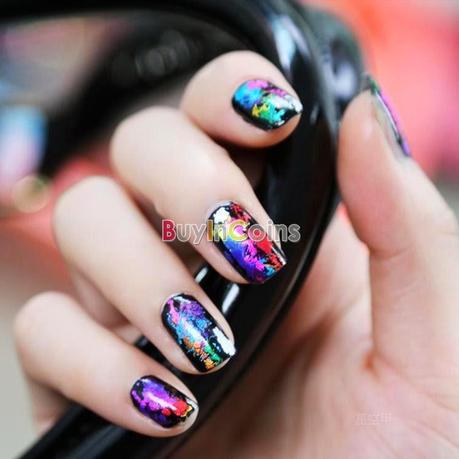 Manicureando: primeros pinitos con el foil Manicureando: primeros pinitos con el foil