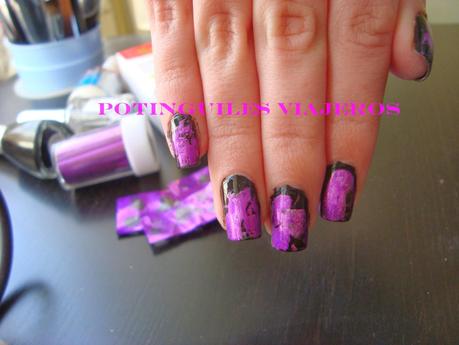 Manicureando: primeros pinitos con el foil Manicureando: primeros pinitos con el foil
