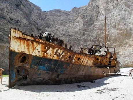 Playa de Navagio. Una de las más espectaculares del mundo Playa de Navagio. Una de las más espectaculares del mundo
