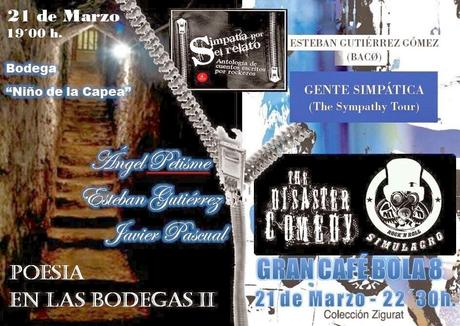 Poesía en las Bodegas II: Ángel Petisme, Javier Pascual & Esteban Gutiérrez Gómez: Poesía en las Bodegas II: Ángel Petisme, Javier Pascual & Esteban Gutiérrez Gómez: