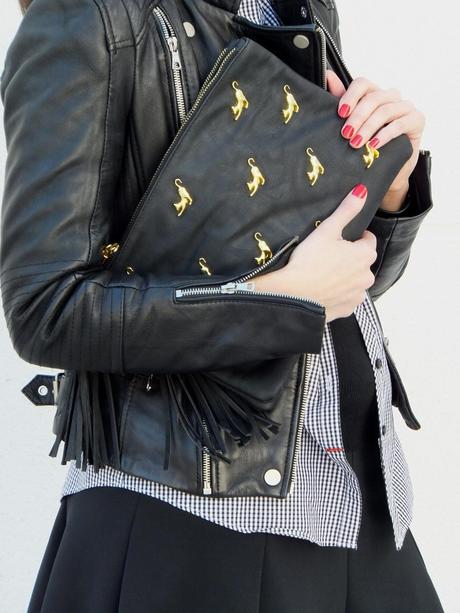 Vestir por capas con Biker Zara Vestir por capas con Biker Zara