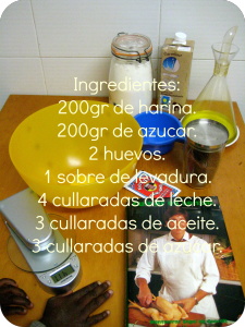 Receta de una coca casera fácil de hacer con niños. coca casera tardes con keita joguines tat lataat