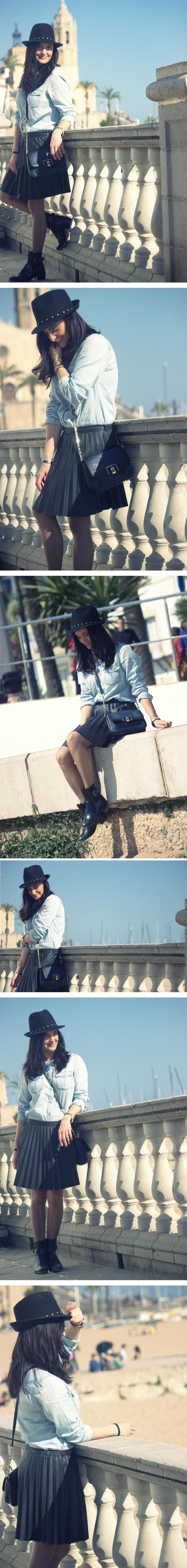 Falda plisada Falda plisada