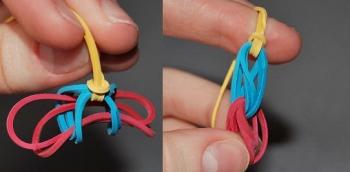 Cómo hacer pulseras y collares con gomas elásticas
