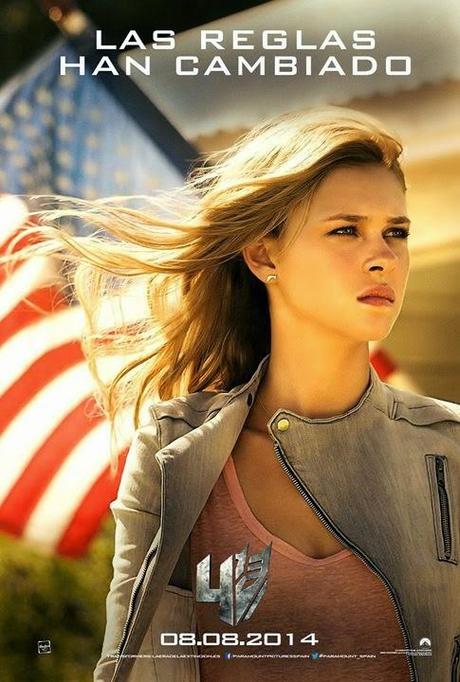 NICOLA PELTZ Y MARK WAHLBERG EN LOS NUEVOS CARTELES PARA ESPAÑA DE 'TRANSFORMERS: LA ERA DE LA EXTINCIÓN'