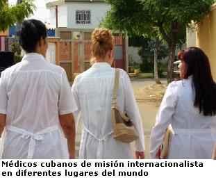 Médicos cubanos “exportados” y estudiantes de medicina “reprimidos”. Médicos cubanos “exportados” y estudiantes de medicina “reprimidos”.