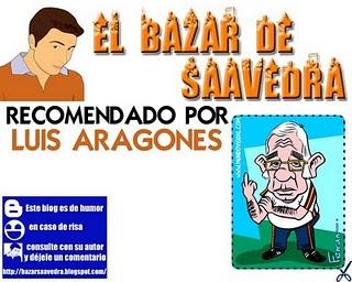 Luis Aragonés recomienda visitar El Bazar de Saavedra