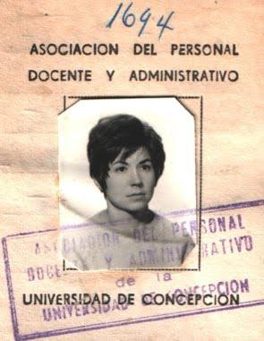 Marta R. Zabaleta* del Frente de Mujeres Revolucionarias del MIR chileno, años 70